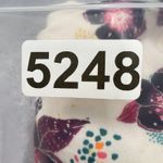 Free People Tuscan Dreams Floral Wrap Blouse BohoPeplum Tie Sleeve Top Cream XS Photo 9