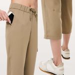 Lululemon  On the Fly Crop *Woven 23" in Frontier Tan Photo 2