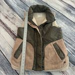 Carve Design Olive and Tan Quilted Sherpa Lined Vest Green Size M Photo 8
