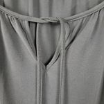 EXPRESS  Womens Dress Size 3/4 Black Stretch Long Sleeve Maxi Tie Front Hi-Low Photo 5