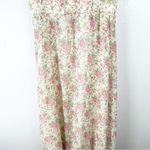 Floral Lace Trim Tie Should Straps Back Zipper Maxi Dress 7/8 Photo 6