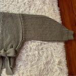 ZARA Knit Wrap Tie Cropped Cardigan Sweater Photo 5