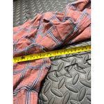 Free People  Miss Molly Red and‎ Blue Plaid Deep V Neck Dress Size 4 Photo 8