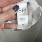 Rails  White Linen‎ Button Up Frances Long Sleeve Top Photo 5