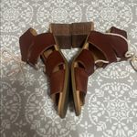 Sperry  Brown Leather Sandals with Rope Detail Photo 1