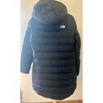The North Face  Womens Black Hooded Down Minoqua Parka Puffer Coat Jacket Long S Photo 3