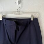 Talbots  Womens Navy Blue High Waist Straight Leg Dress Pants 2 Preppy Career Photo 2