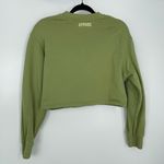 Apparis Women's Green Crew Neck Long Sleeves Cropped Sweatshirt Size XS Photo 1