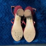 Women's Unbranded Heels, Size 10, Burgundy faux suede Brown Photo 4