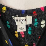 RIXO Target Black Colorful Polkadot Puff Sleeve Long Sleeve Mini Dress Women's 2 Photo 2