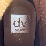 Dolce Vita Kirby Ankle Boots Women Size 7 Tan Perforated Western Heel Zip Brown Photo 4