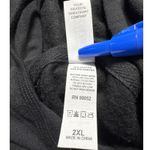 Independent Trading Company Hoodie Pullover Cropped Sweatshirt 2XL Black Size XXL Photo 3