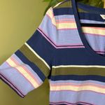 Tommy Bahama  Women’s Size Large Striped Short Sleeve T-shirt Dress Photo 3