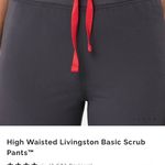 FIGS Livingston Basic Scrub Pants Charcoal Photo 2