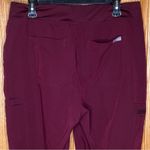 FIGS SCRUBS Burgundy High Waisted Yola Skinny Scrub Pants Size XL Petite Photo 8