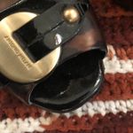 Antonio Melani Whimsygoth Office Siren Core Brown Cheetah Animal Genuine Leather open peep toe heels gold buckle-7.5M #gothic dark #academia Photo 2