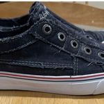 Blow fish blue Play washed Cozumel linen Slip on sneakers Photo 5