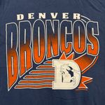 Denver Broncos blue T-Shirt Size Large  Photo 1
