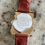 Disney Pooh Vintage Timex with Gold Accent Brown Photo 1