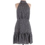 Betsey Johnson NWT Polka Dot Halter Ruffle Hem Dress, 2 Photo 2
