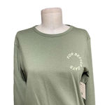 For Better‎ Days Shadow Long Sleeve Dark Green T Photo 3