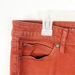 Articles of Society  Sarah Burnt Orange Release Frayed Hem Skinny Jeans, Size 30 Photo 9