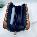 Mama Zip Around Faux Leather Wallet Brown Photo 3