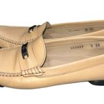 Salvatore Ferragamo  Sport Tan Leather Gancio Moccasin Loafers Shoes size 8AA Photo 1
