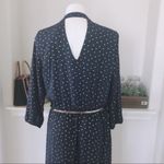 Laundry by Shelli Segal Laundry Faux Wrap Hi-Low Hem Maxi Dress in Navy/Gold Stars, NWT Photo 11