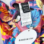 SheIn VCAY Tropical Floral Toucan Romper Jumpsuit Large NWT Photo 8