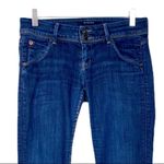 Hudson Jeans Women's 2 Button Skinny Low Rise Flap Pocket Dark Wash Jean Size 26 Photo 2