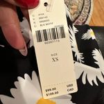 Anthropologie Year of Ours Daisy Veronica Floral Print Black White Leggings XS Photo 11