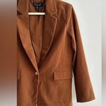 Rachel Zoe  Brown Corduroy Blazer, 70s Inspired Jacket, Size Medium Photo 14