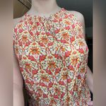 Floral Halter Top Red Size M Photo 2
