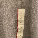 Ava & Viv  Women's Short Sleeve T-Shirt Top V-Neck Top Size 4X Gray Photo 3