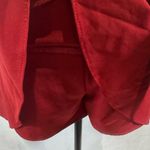 ZARA  red high waisted bow trim skirt skort size XS Photo 5