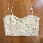 Aritzia  Sunday Best Bonnie Bustier Zephyr Bluebells Vanilla Size XXS Photo 4