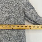 Lou & grey  Heathered Slate Blueish Grey and White Cotton Sweater Photo 4