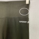 Superdry Sport Dark Green Train Seamless 7/8 Tight Leggings 6 New Photo 1