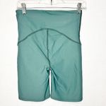 Athleta  Sage Green Bike Shorts Womens High Waist Nylon / Spandex Sz 6 Photo 3