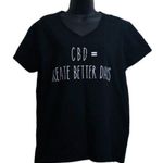 Gildan C-B-D Create Better Days Black Graphic Shirt Size XL GUC #4380 Photo 0