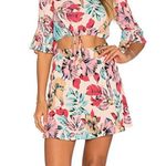 For Love & Lemons  Small Floral Skirt Photo 6