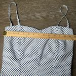 Vintage 1980’s Paco Rabanne Polka Dot Swing Spaghetti Strap Dress Blue Size M Photo 11