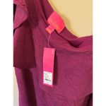 Lilly Pulitzer Lily Pulitzer Boudreaux One Shoulder Knit Jacquard Mini Dress Cherry Size 8 Photo 5