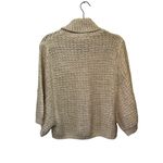 Poof! Poof Excellence Cream Knit Balloon Sleeve Cropped Sweater Photo 2