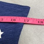 Chaser Navy Blue White Stars Patriotic Button Front Tank Top Cami Medium NWT Photo 7