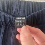 SheIn navy blue pleated flowy lightweight shorts Photo 2