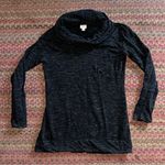 Merona  DARK GREY MARLED COWL NECK LONG SLEEVE TOP Photo 0