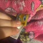 Vintage tweety bird fleece Pajama Pants size 2xl4 Pink Photo 3