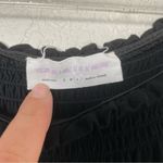 Double Zero Black Jersey Shorts Romper Off the Shoulder Size L Photo 2